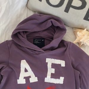 Purple American Eagle Hoodie